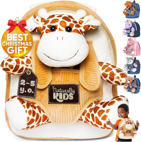 Giraffe Backpack, Giraffe Toy for Toddler, Giraffe Stuffed Animal, Giraffe Gifts